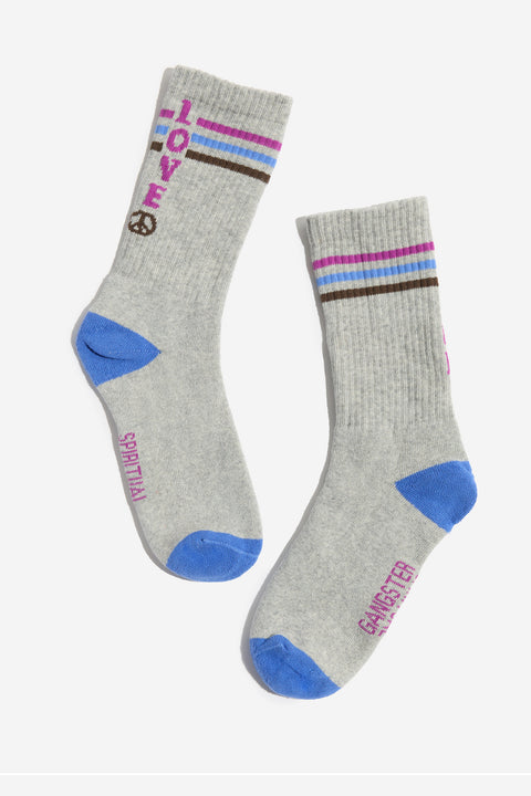 Peace Love Crew Sock
