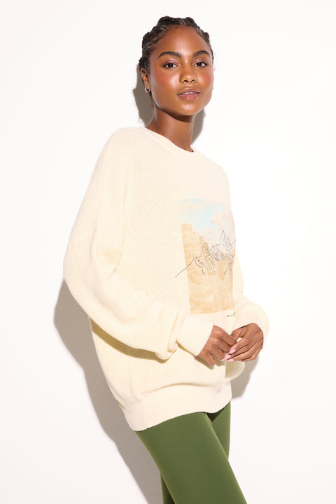 Above Me Lyric Sweater