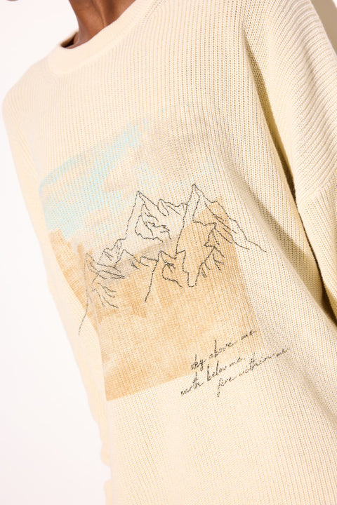 Above Me Lyric Sweater