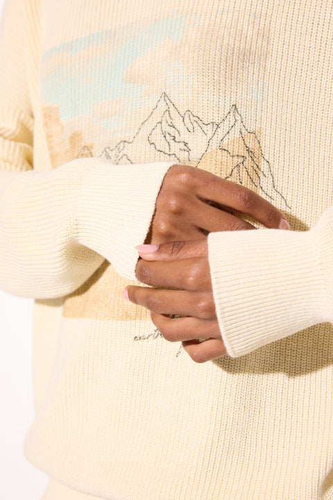 Above Me Lyric Sweater
