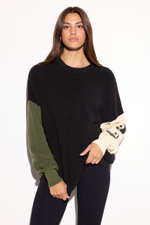Yin Yang Stack Lyric Sweater