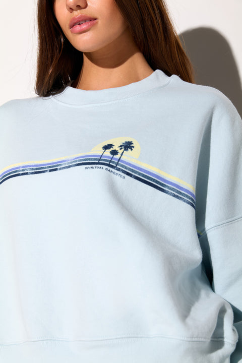 Sunset Stripe Palisades Sweatshirt