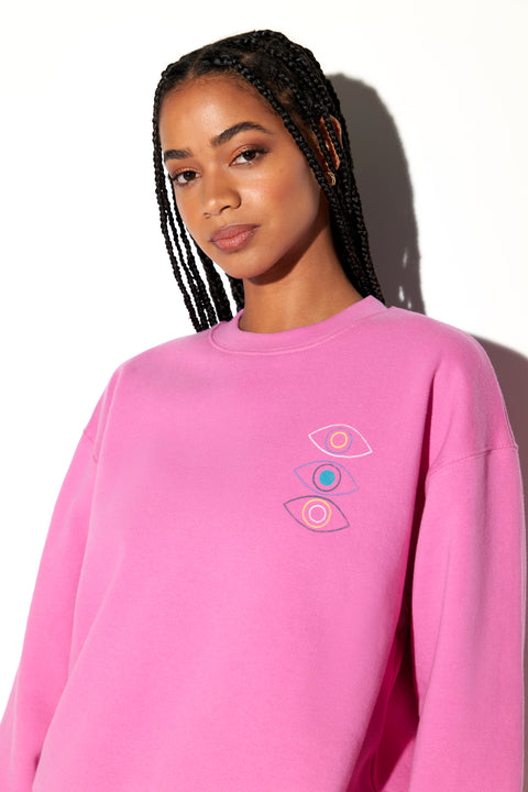 Mesmereyes La Brea Crew Sweatshirt