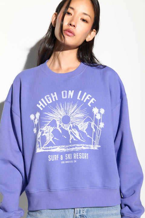 Surf & Ski Bex High-Low Crew