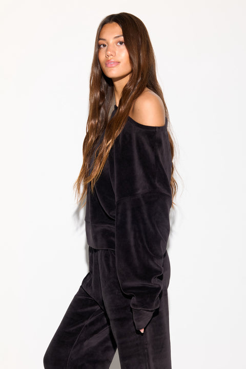 Velour Ava Sweatshirt