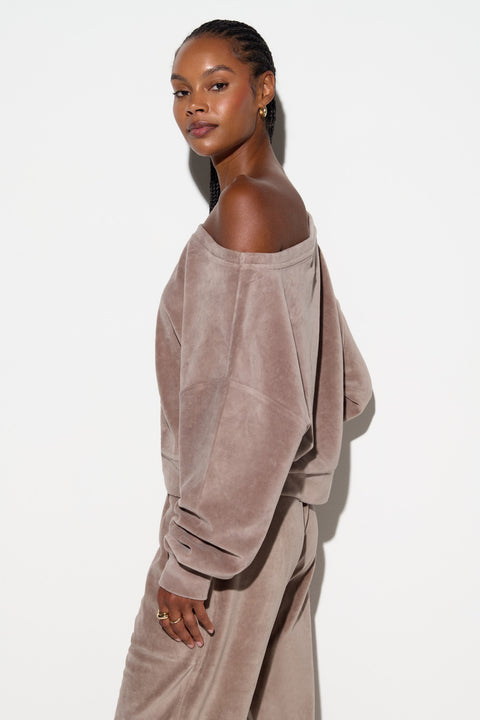 Velour Ava Sweatshirt