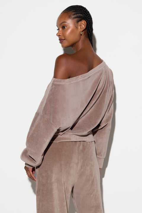Velour Ava Sweatshirt