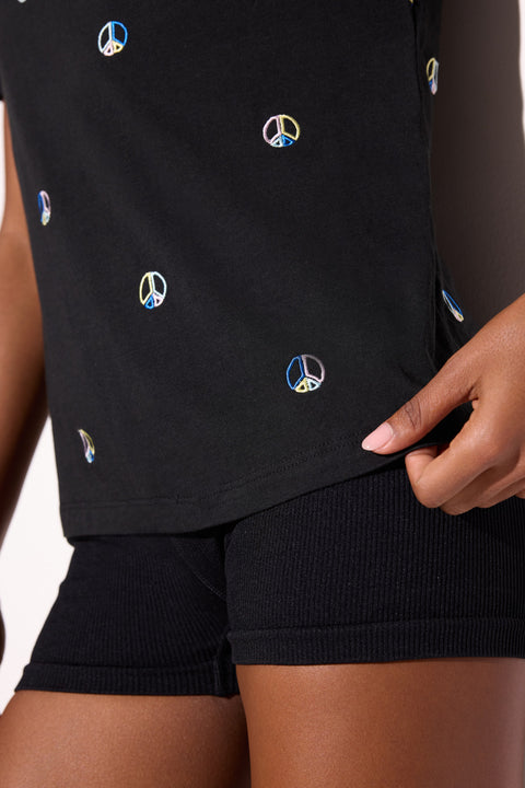 Peace Emblem Fairfax Tee