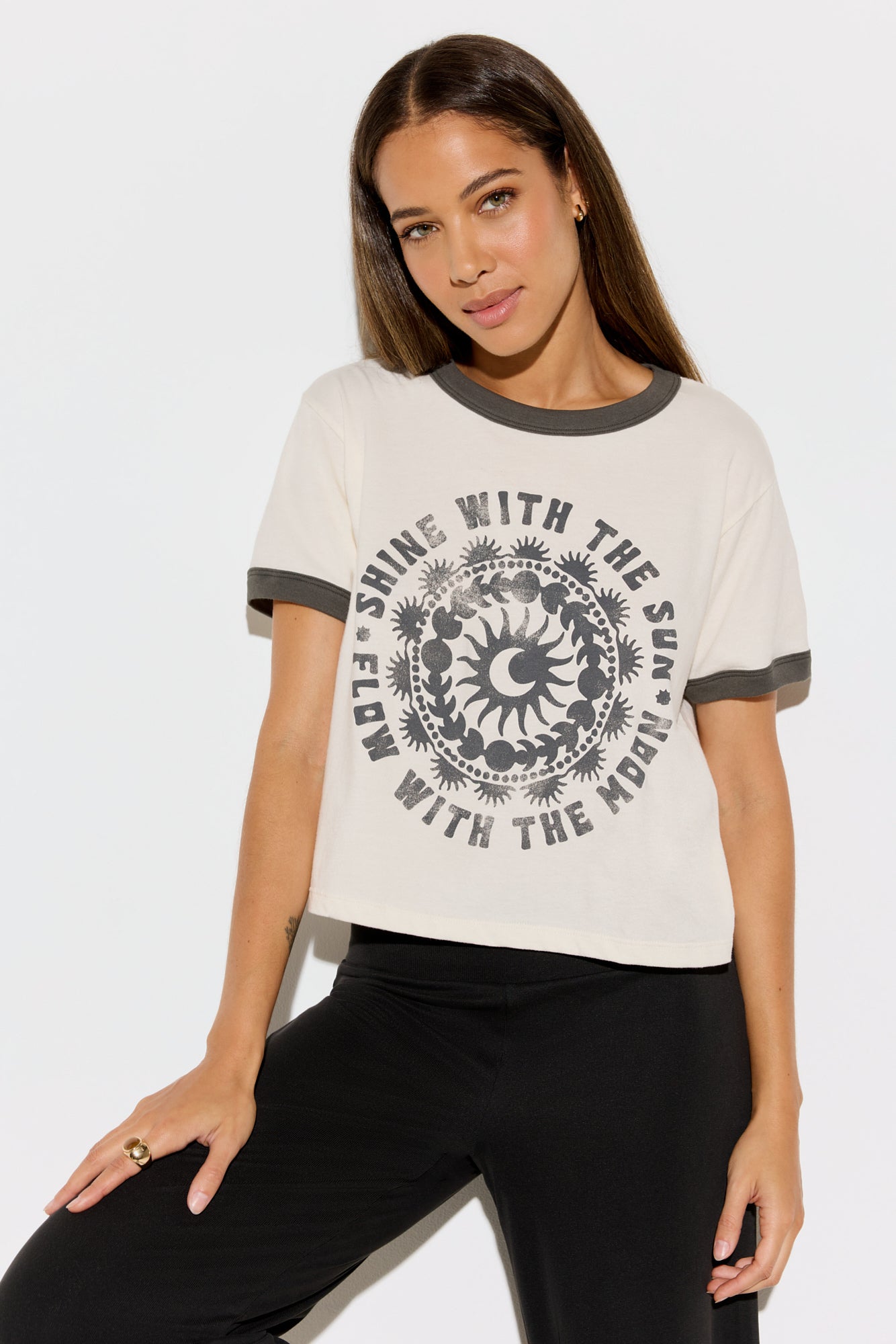 Flow Melrose Ringer Tee | Spiritual Gangster