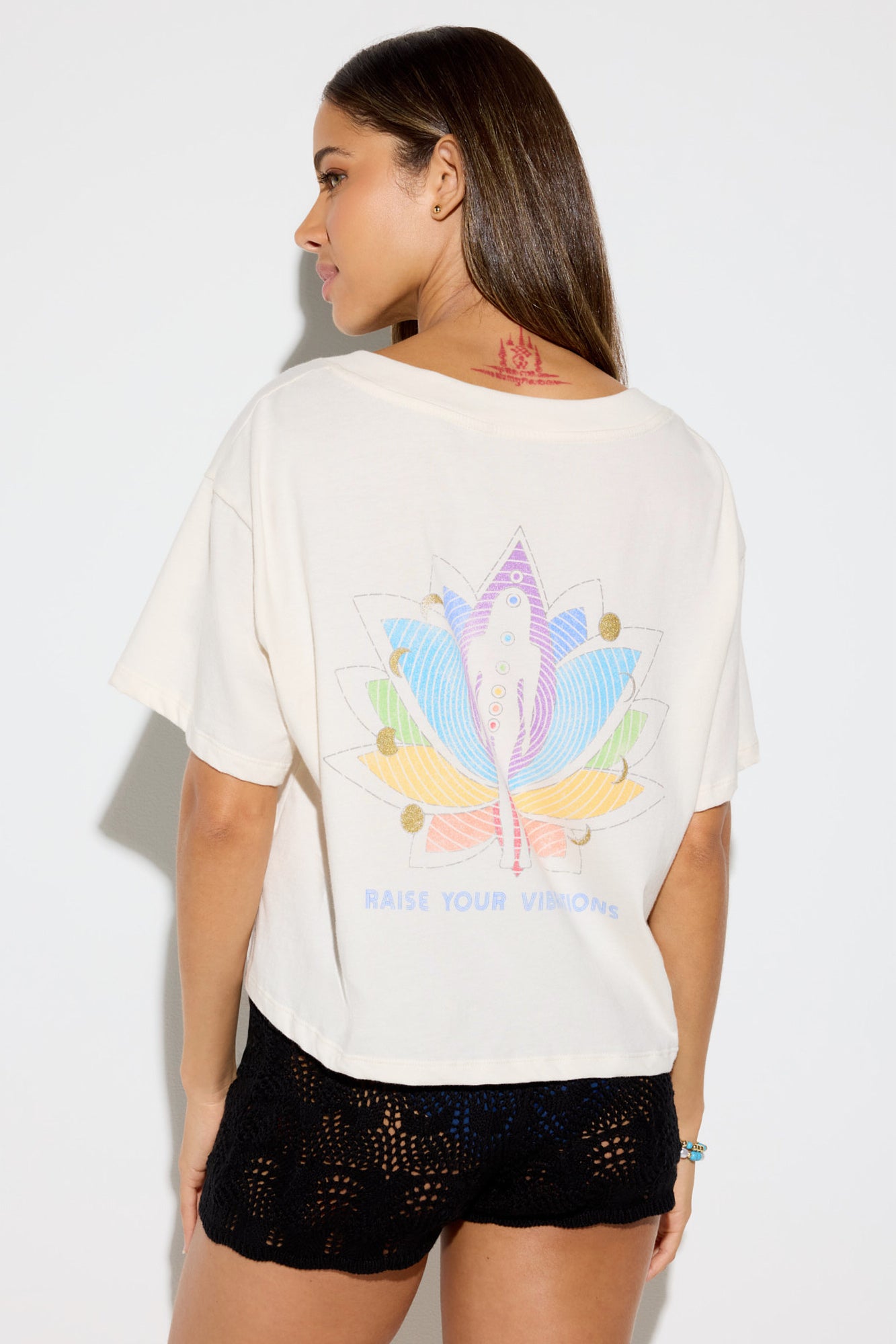 Prism Lotus Feliz Tee | Spiritual Gangster