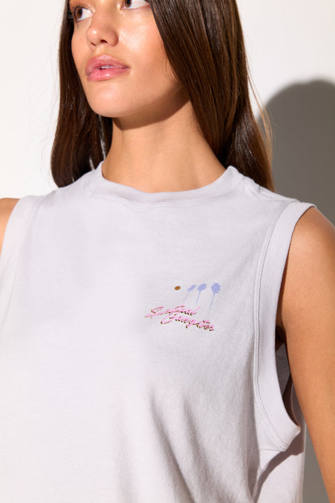 SG Palm Crawford Crop Tank