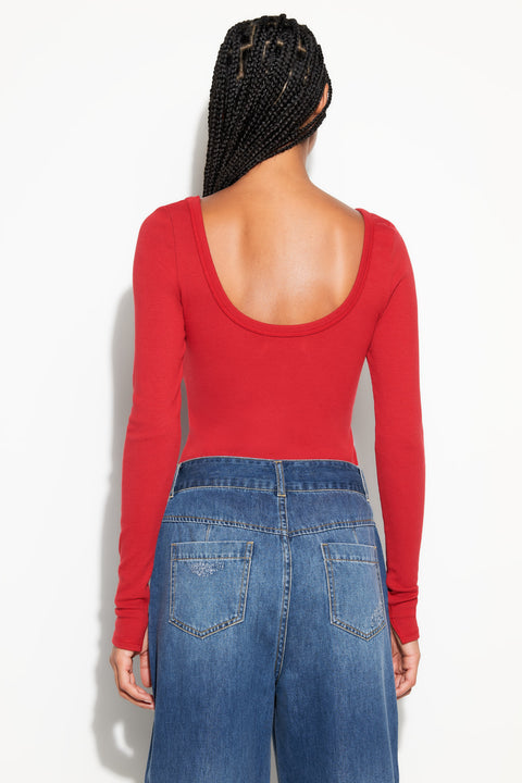 Chrissie Rib L/S Top