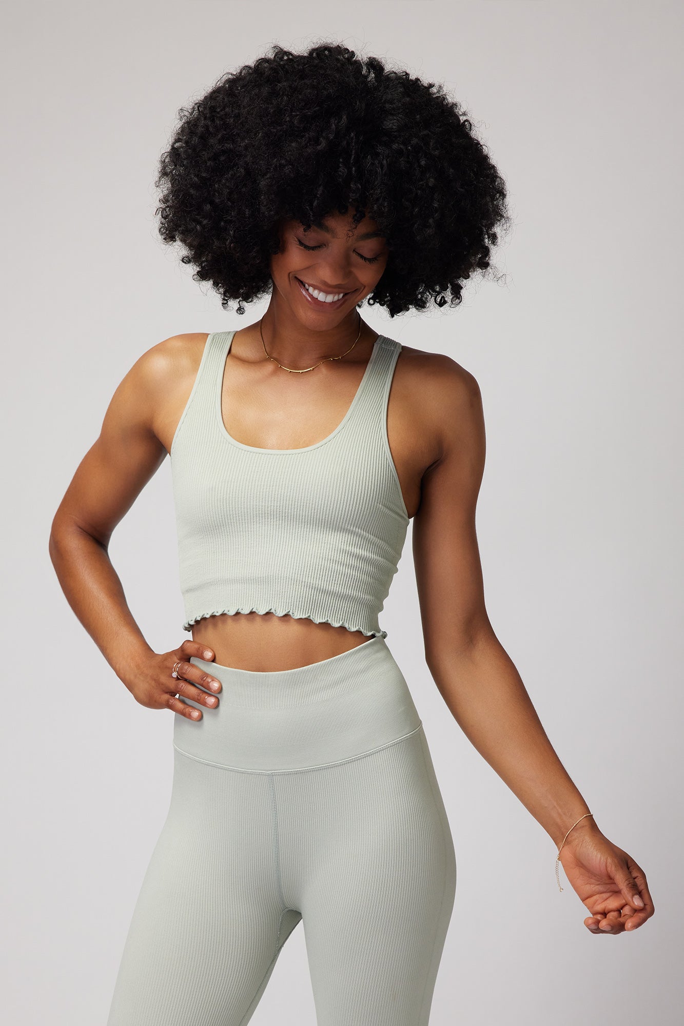 Amor Seamless Crop Tank