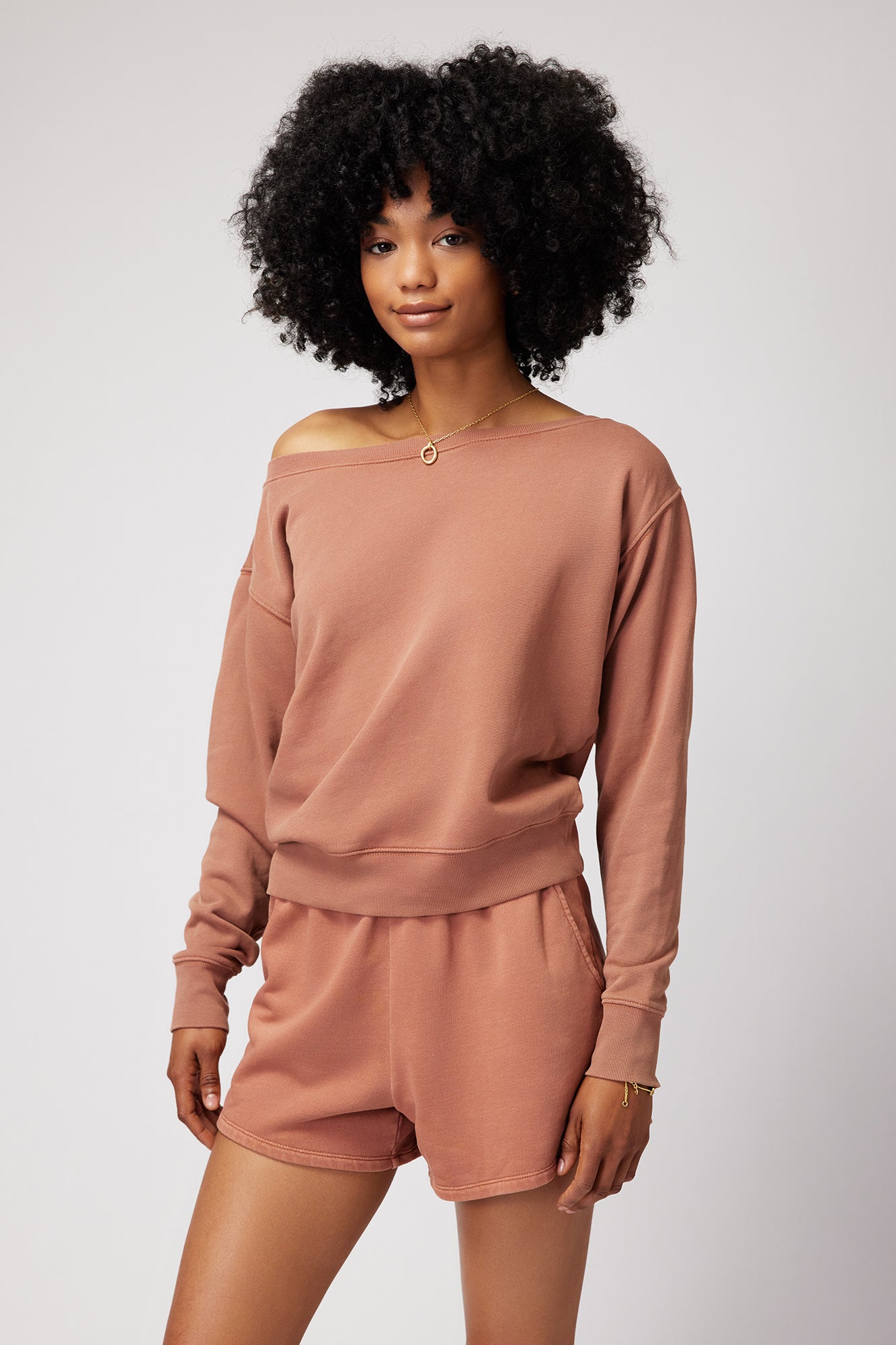 Vida Off Shoulder Sweatshirt