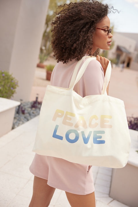 Peace Love Tote Bag