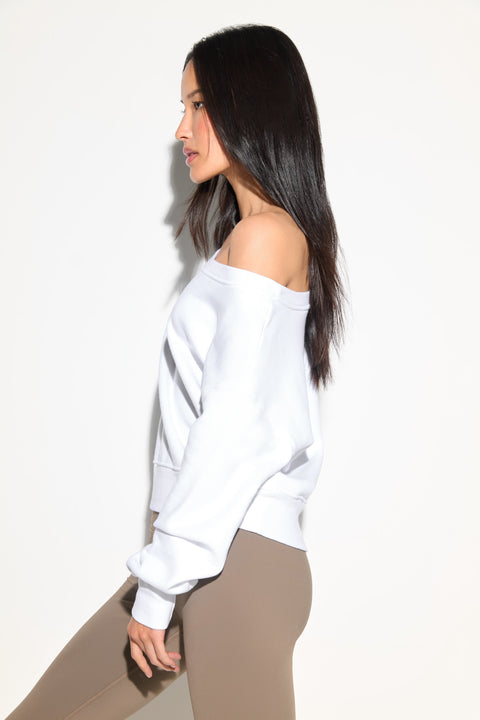 La Vida Off Shoulder Sweatshirt