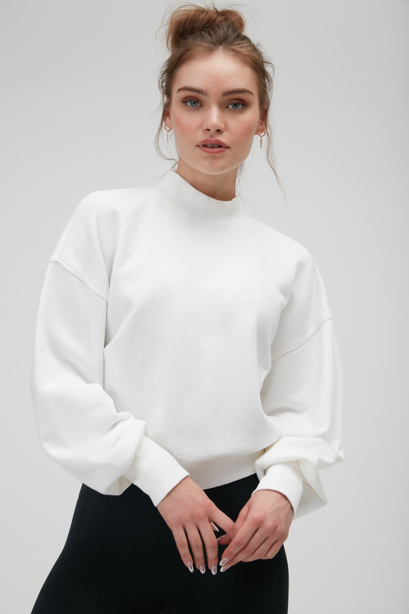 Blake Mock Neck Sweatshirt