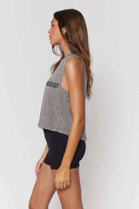 KT x SG Never Knocked Out Crop Tank