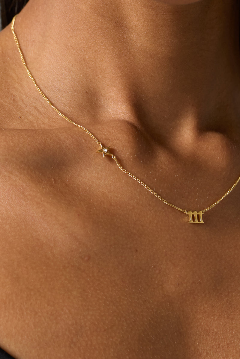 111 Star Charm Necklace