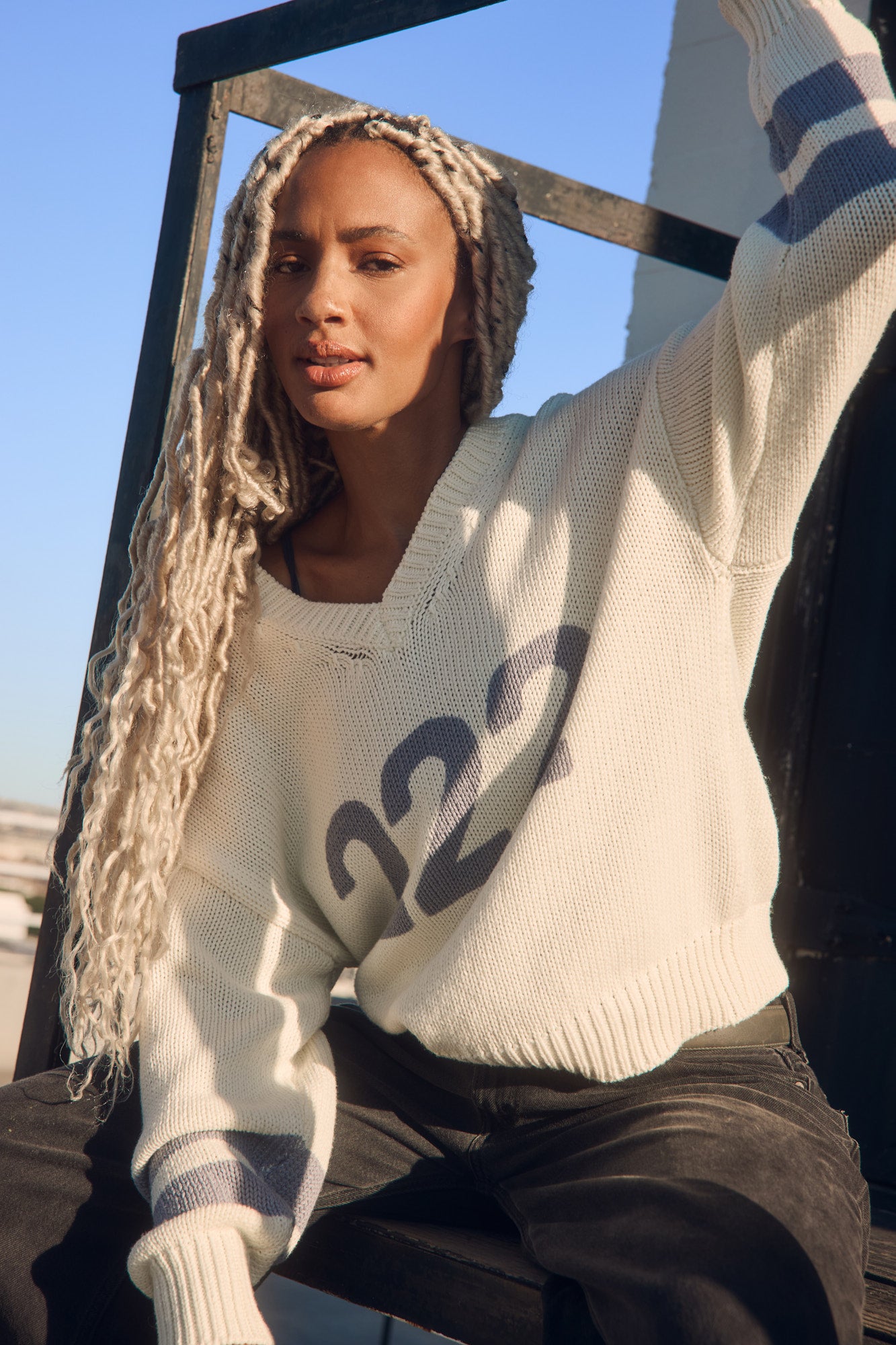 222 Optimist Jax Sweater | Spiritual Gangster