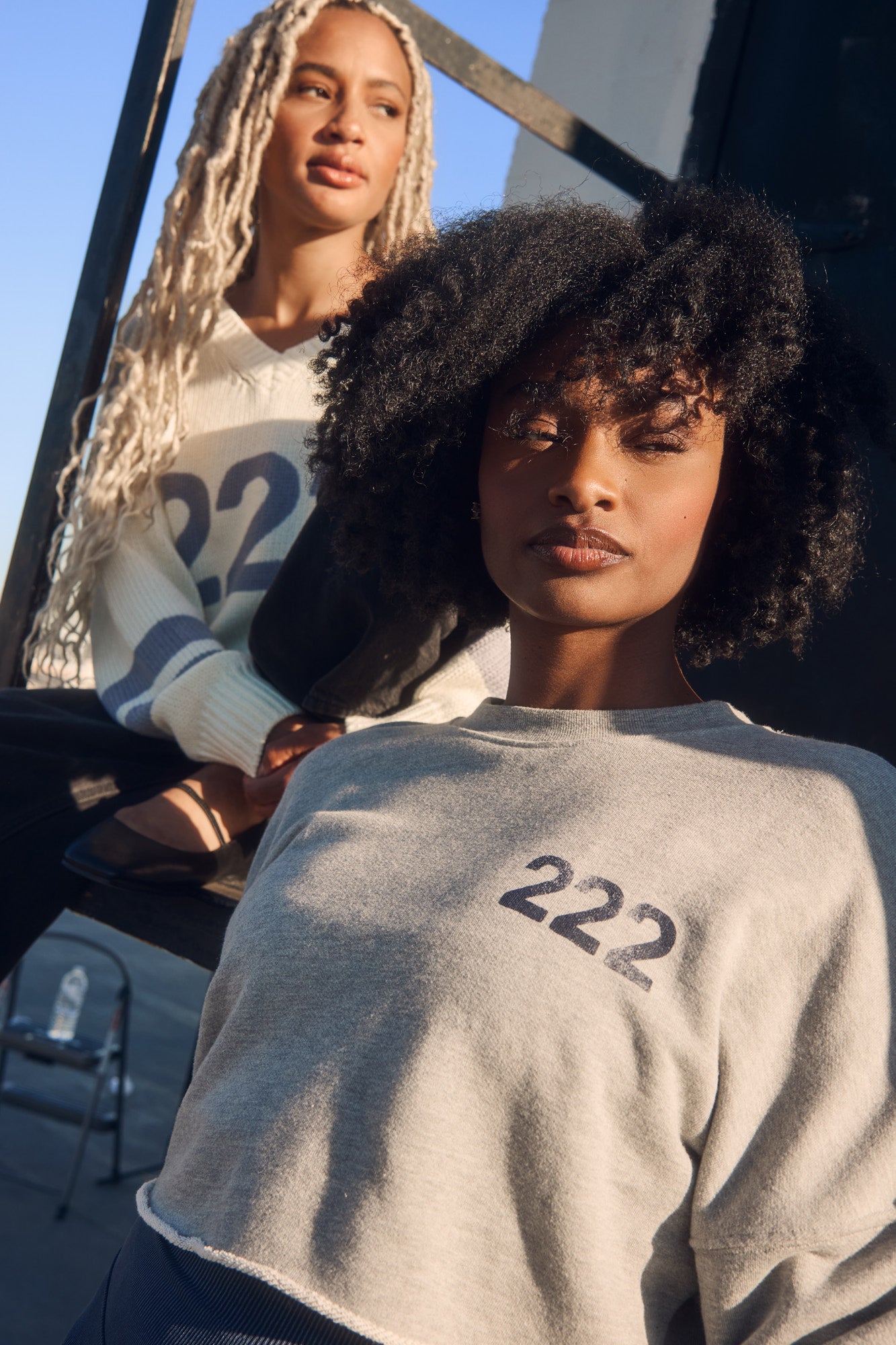 222 Drina Crop Sweatshirt | Spiritual Gangster