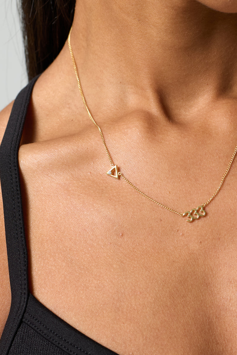 333 Triangle Necklace