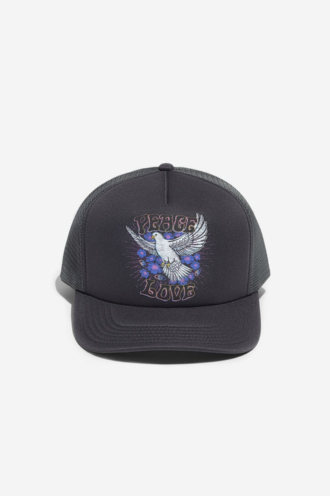 Peace Love Trucker Hat