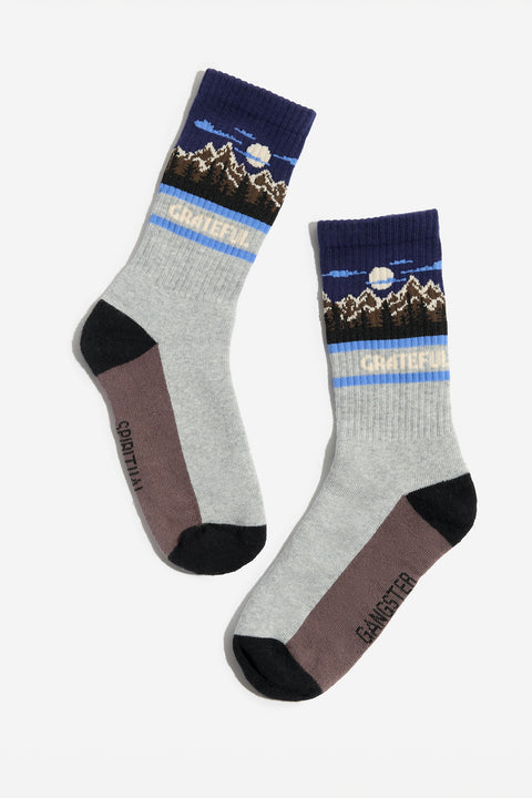 Mt Grateful Crew Sock