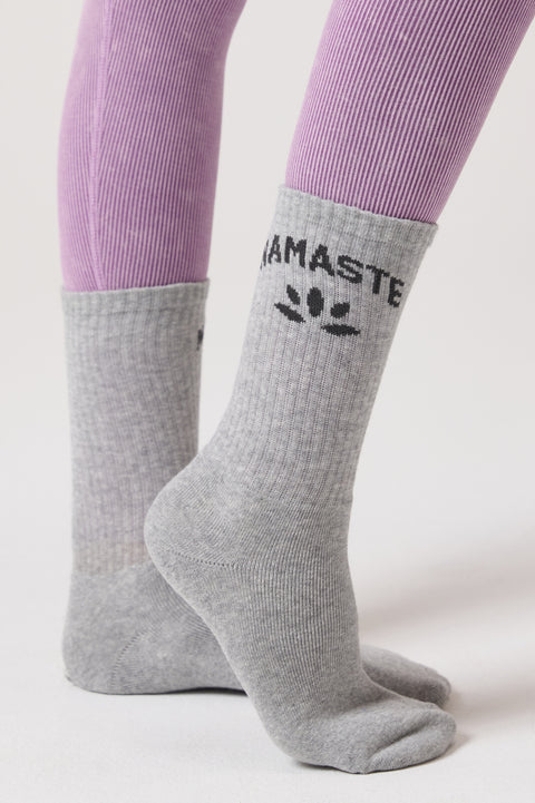 Lotus Crew Sock
