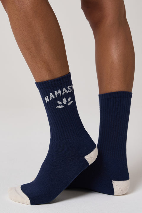 Lotus Crew Sock
