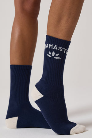 Lotus Crew Sock