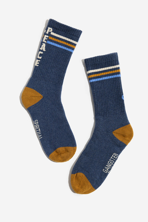 Peace Love Crew Sock