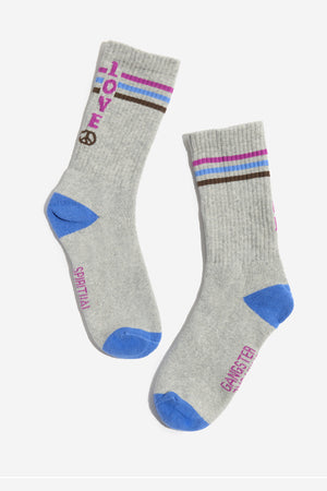 Peace Love Crew Sock