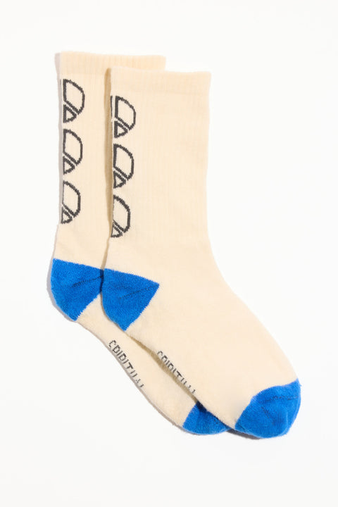 Peace Emblem Crew Sock