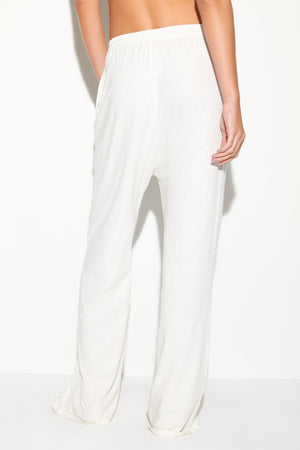 Mika Slub Wide Leg Pant