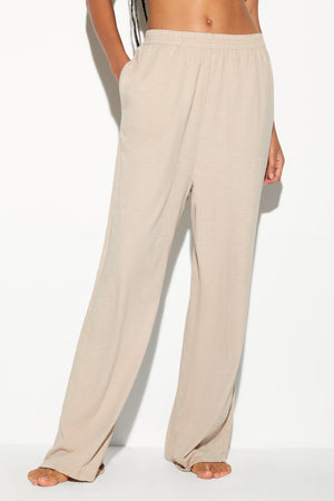 Mika Slub Wide Leg Pant