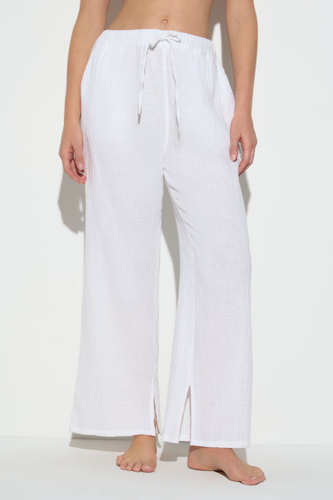 Page Gauze Straight Leg Pant