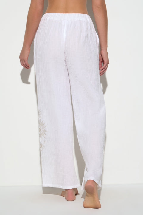 Page Gauze Straight Leg Pant