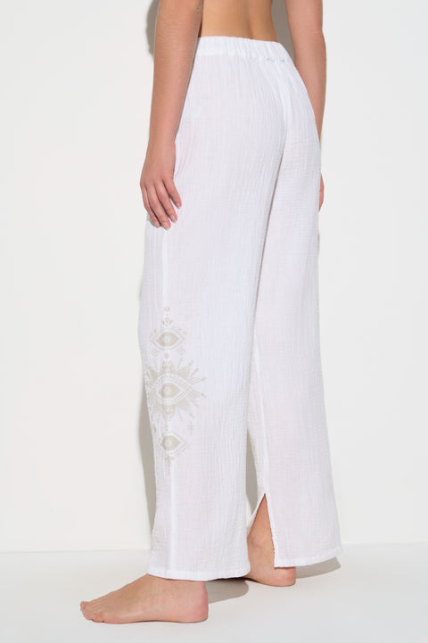 Page Gauze Straight Leg Pant