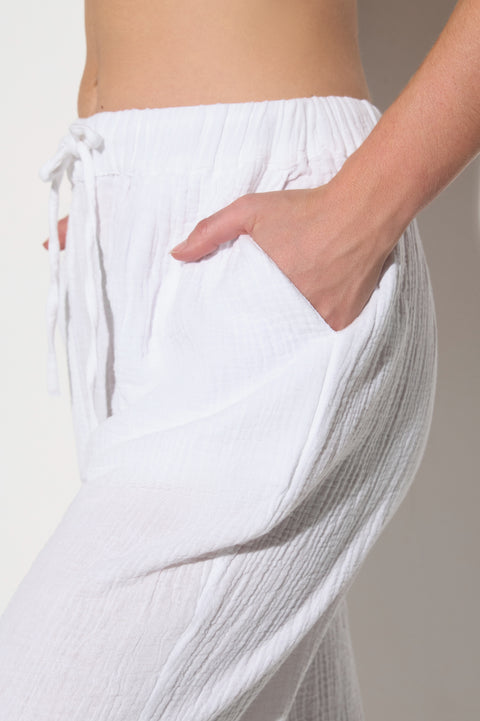 Page Gauze Straight Leg Pant