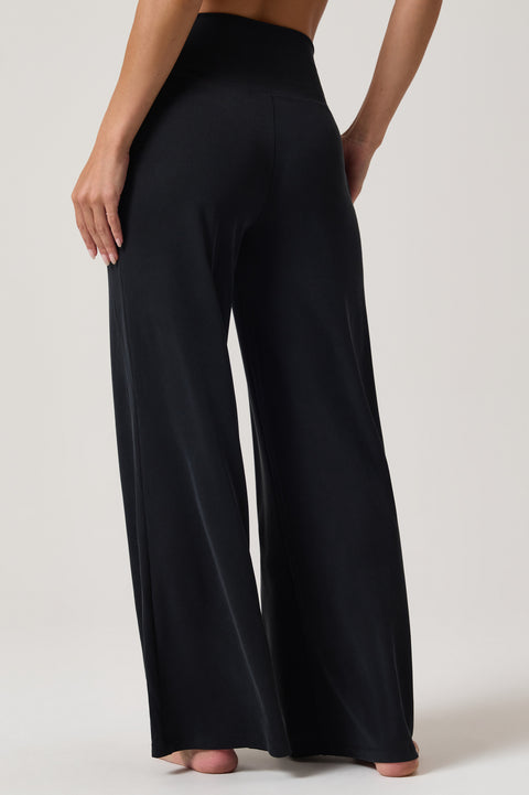 Zen Rib Journey Wide Leg Pocket Pant