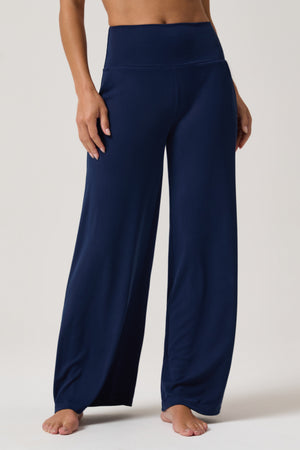 Zen Rib Journey Wide Leg Pocket Pant
