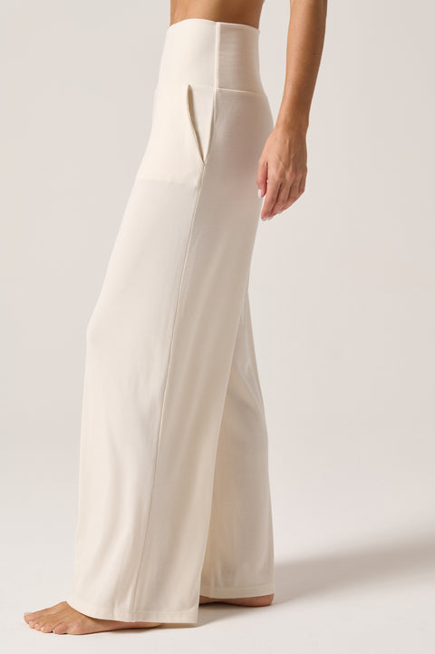 Zen Rib Journey Wide Leg Pocket Pant