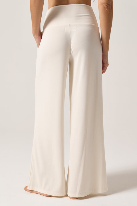 Zen Rib Journey Wide Leg Pocket Pant