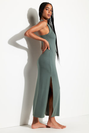 Simone Rib Maxi Dress