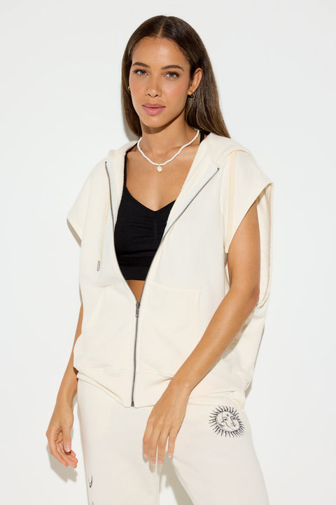 Ocean Sleeveless Hoodie