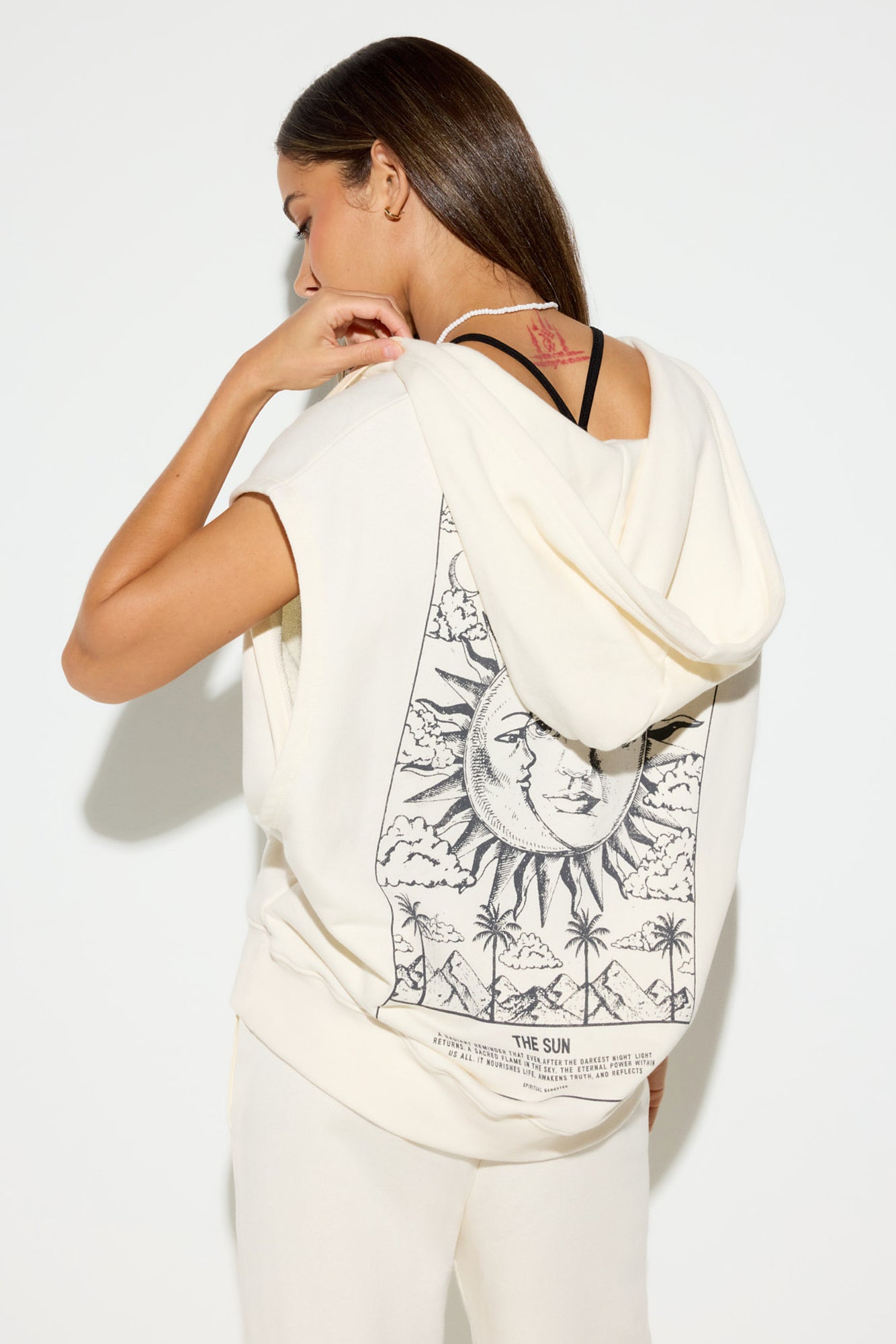 Ocean Sleeveless Hoodie | Spiritual Gangster