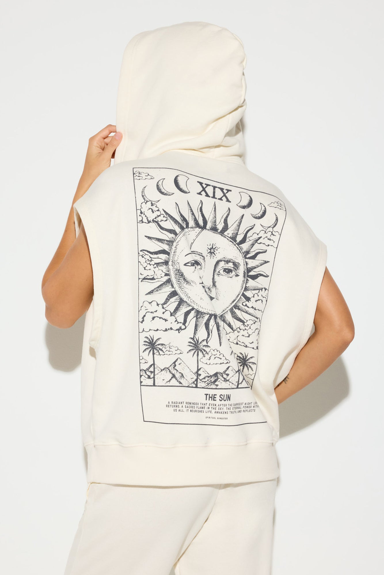 Ocean Sleeveless Hoodie | Spiritual Gangster