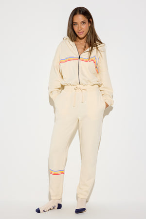 Cali Stripe Apres Jumpsuit