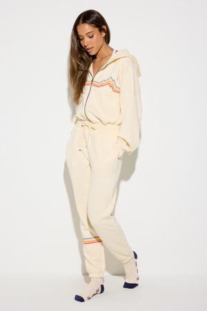 Cali Stripe Apres Jumpsuit